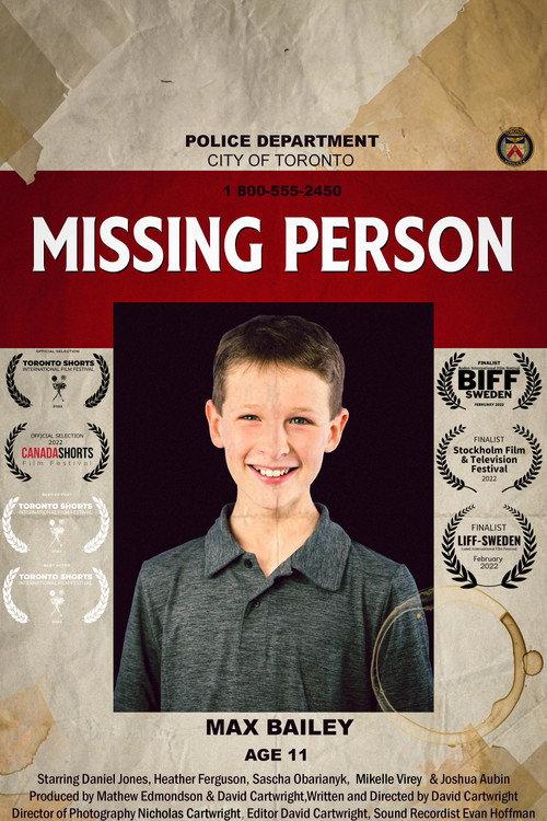 Missing Person 2022 official movie poster