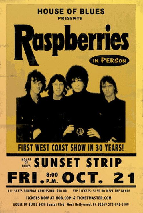Raspberries: Live on Sunset Strip 2007 official movie poster