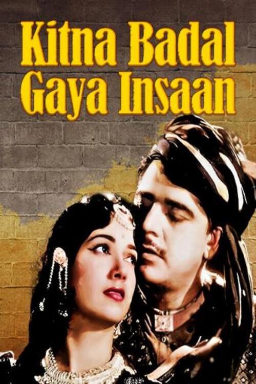 Kitna Badal Gaya Insaan 1957 official movie poster