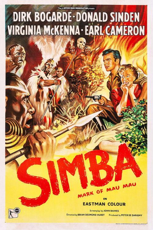 Simba 1955 official movie poster