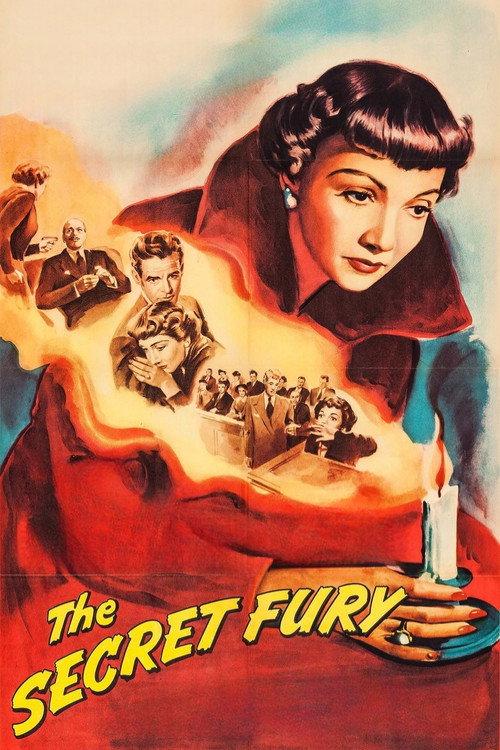 The Secret Fury 1950 official movie poster