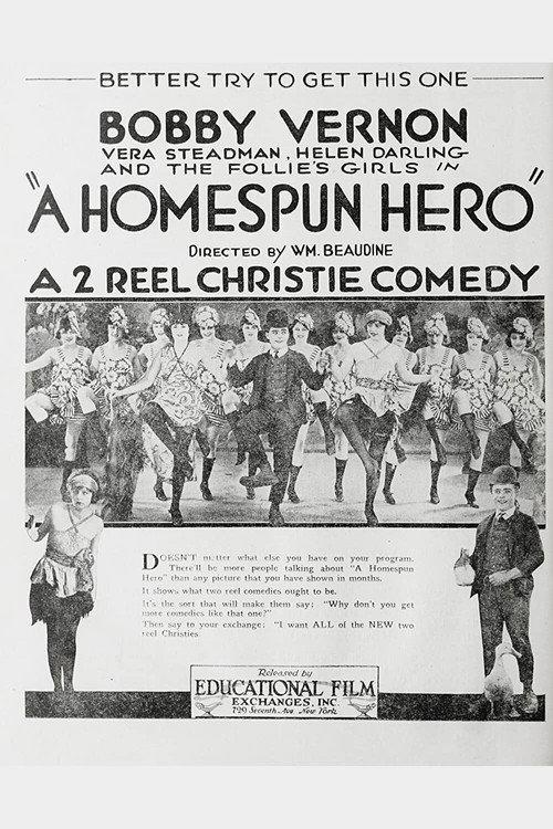 A Home Spun Hero 1920 official movie poster