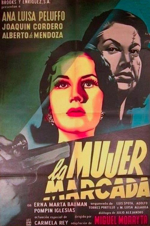 The Marked Woman 1957 official movie poster