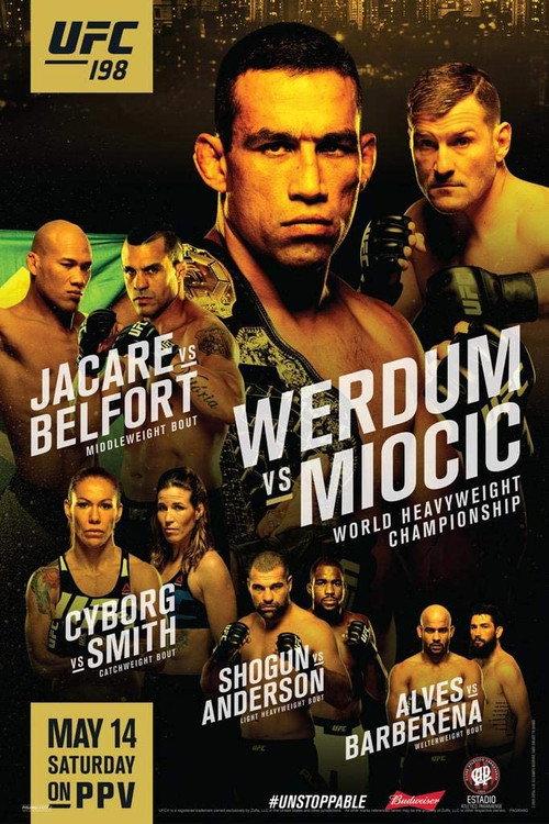 UFC 198: Werdum vs. Miocic 2016 official movie poster