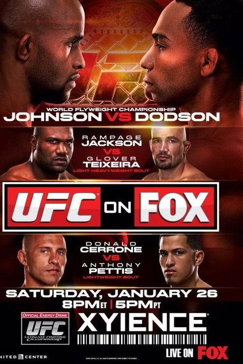UFC on Fox 6: Johnson vs. Dodson 2013 official movie poster