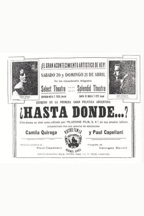¿Hasta donde...? 1918 official movie poster