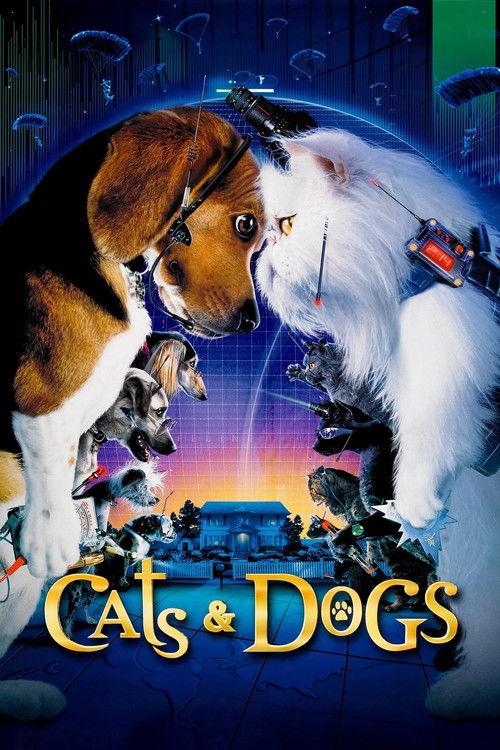 Cats & Dogs 2001 official movie poster