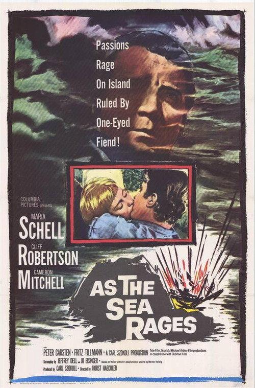 As the Sea Rages 1959 official movie poster