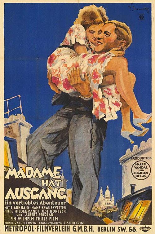 Madame Has an Exit 1931 official movie poster