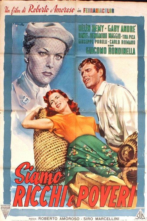 Siamo ricchi e poveri 1954 official movie poster