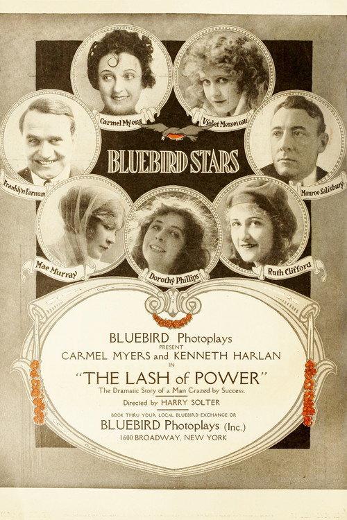 The Lash of Power 1917 official movie poster
