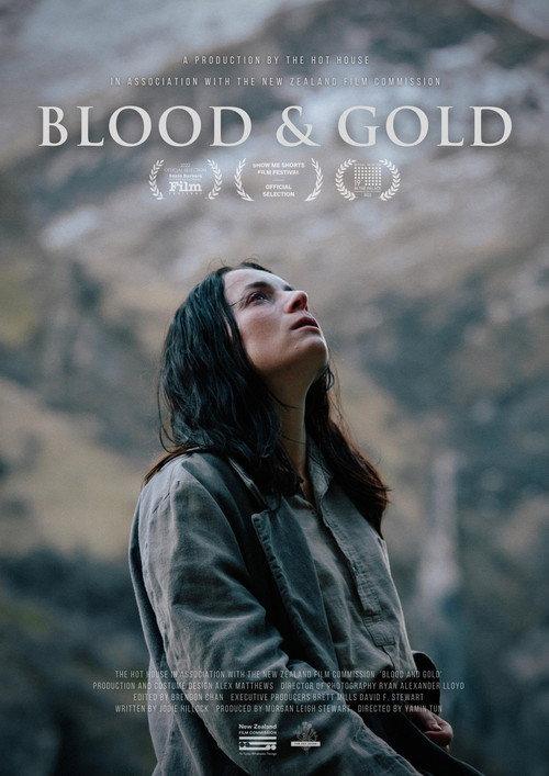 Blood and Gold 2022 official movie poster
