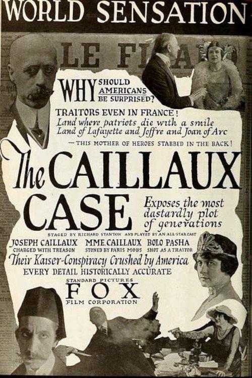 The Caillaux Case 1918 official movie poster