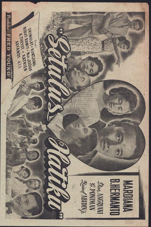 Setulus Hatiku 1955 official movie poster