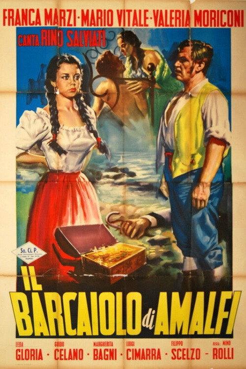 The Boatman of Amalfi 1954 official movie poster