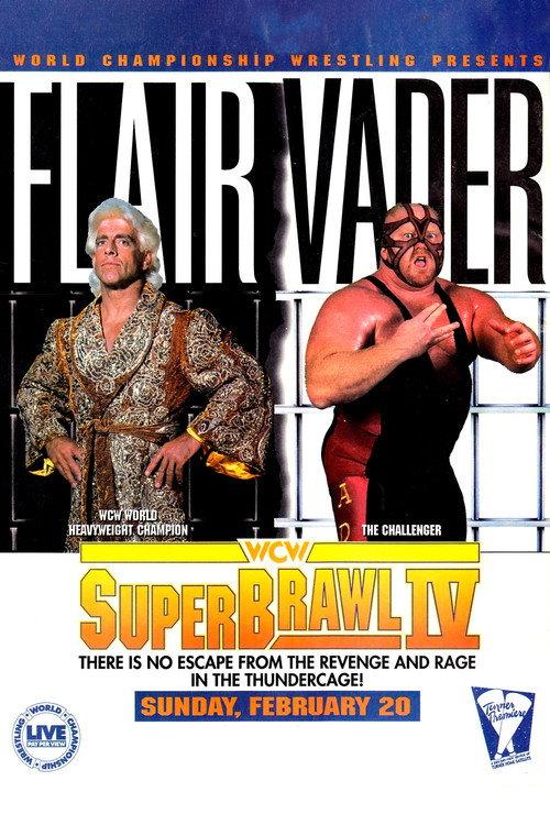 WCW SuperBrawl IV 1994 official movie poster