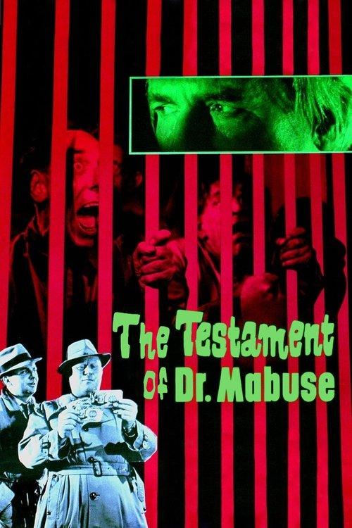 The Testament of Dr. Mabuse 1962 official movie poster
