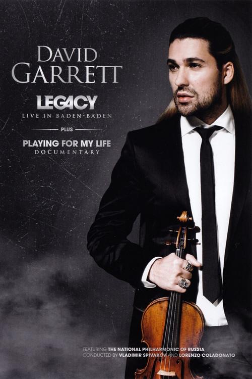 David Garrett - Legacy Live In Baden Baden 2011 official movie poster