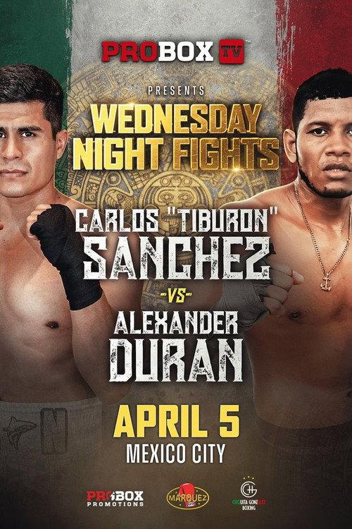 Carlos Sanchez vs. Alexander Duran 2023 official movie poster