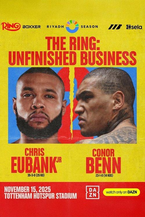 Chris Eubank Jr vs. Conor Benn II 2025 official movie poster