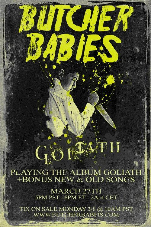 Goliath - Live Streaming Event by Butcher Babies 2021 official movie poster