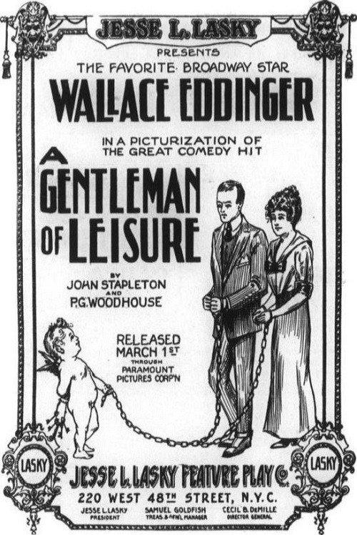 A Gentleman of Leisure 1915 official movie poster