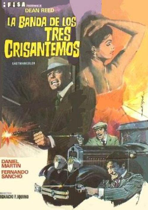 La banda de los tres crisantemos 1970 official movie poster