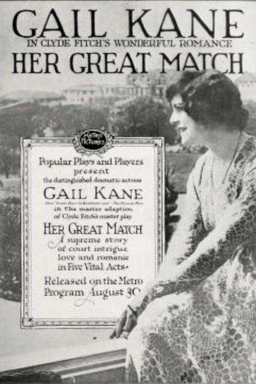 Her Great Match 1915 official movie poster