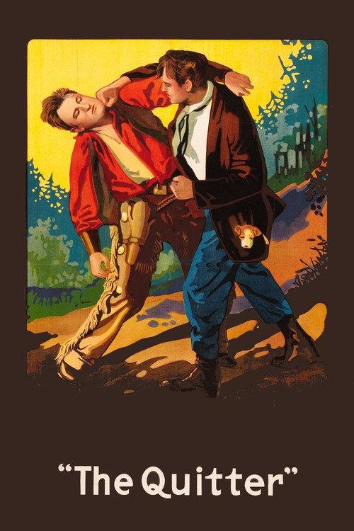 The Quitter 1916 official movie poster