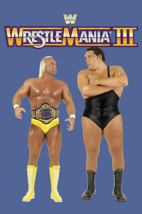 WWE WrestleMania III 1987 official movie poster