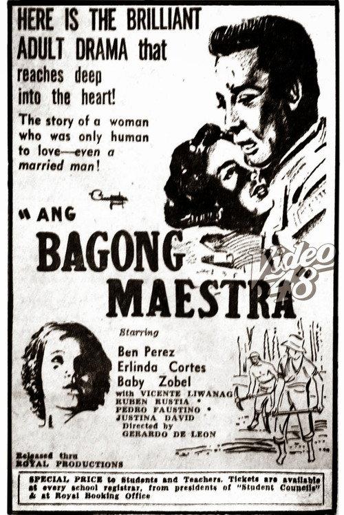 Ang Bagong Maestra 1953 official movie poster