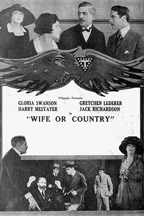 Wife or Country 1918 official movie poster