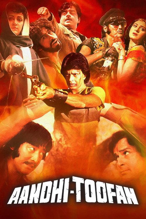 Aandhi-Toofan 1985 official movie poster