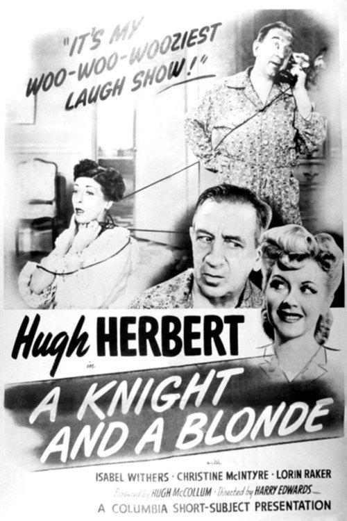 A Knight and a Blonde 1944 official movie poster