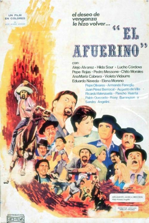 El afuerino 1971 official movie poster