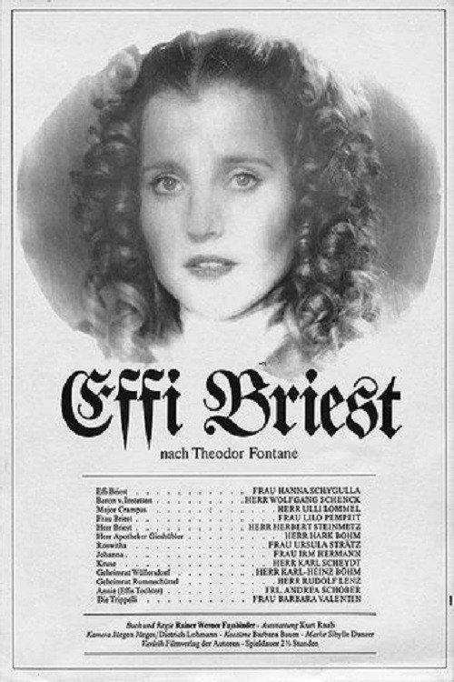 Effi Briest 1974 official movie poster