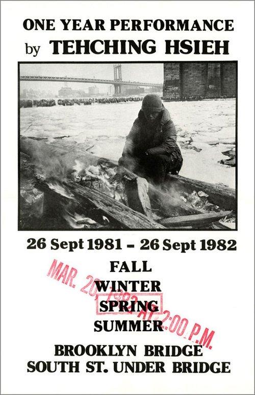 Tehching Hsieh: One Year Performance, Outdoor Piece 1981 - 1982 1982 official movie poster