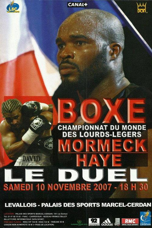 Jean Marc Mormeck vs. David Haye 2007 official movie poster