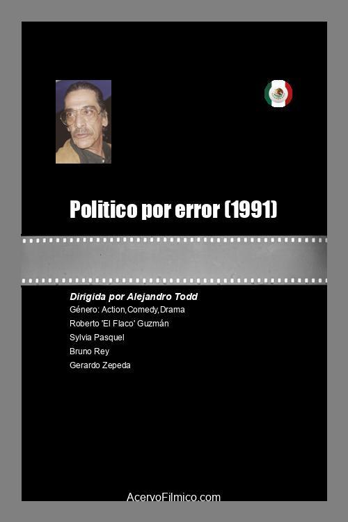 Politico por error 1991 official movie poster