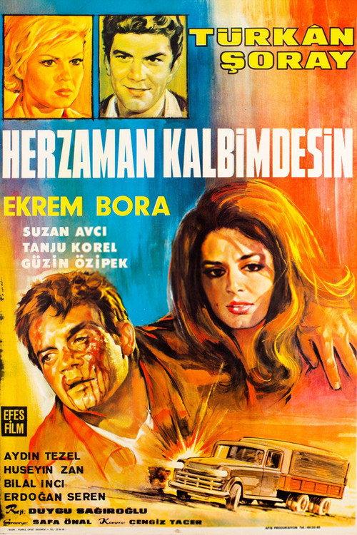 Her Zaman Kalbimdesin 1967 official movie poster