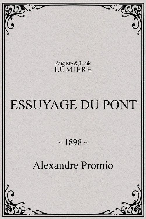 Essuyage du pont 1898 official movie poster