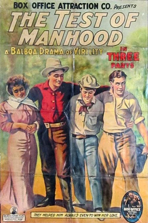 The Test of Manhood 1914 official movie poster