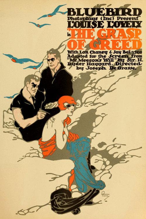 The Grasp of Greed 1916 official movie poster