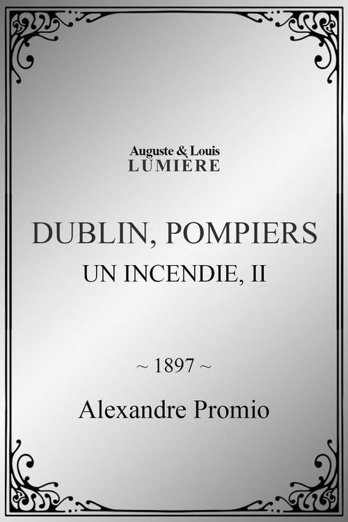 Dublin, pompiers : un incendie, II 1897 official movie poster