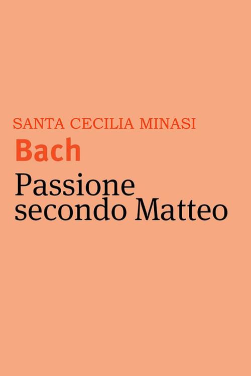 Minasi/ Bach - Passione secondo Matteo 2025 official movie poster