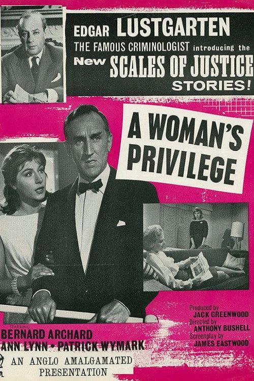 A Woman's Privilege 1962 official movie poster