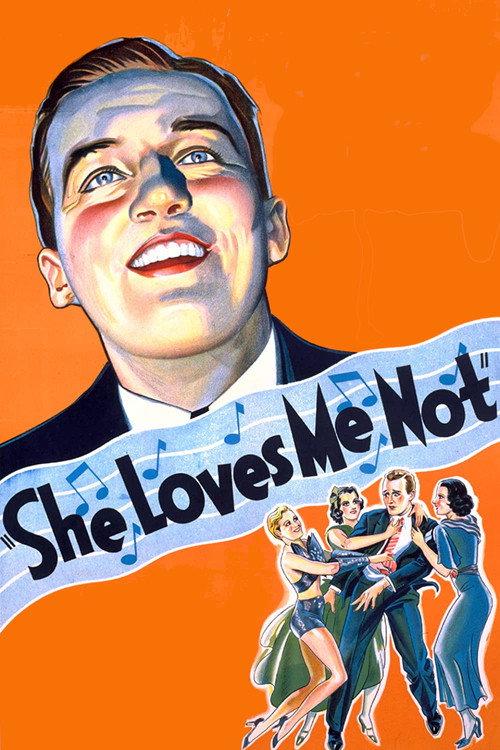 She Loves Me Not 1934 official movie poster