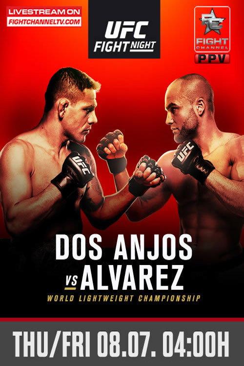 UFC Fight Night 90: Dos Anjos vs. Alvarez 2016 official movie poster