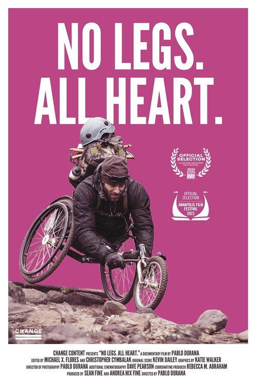 No Legs. All Heart. 2023 official movie poster