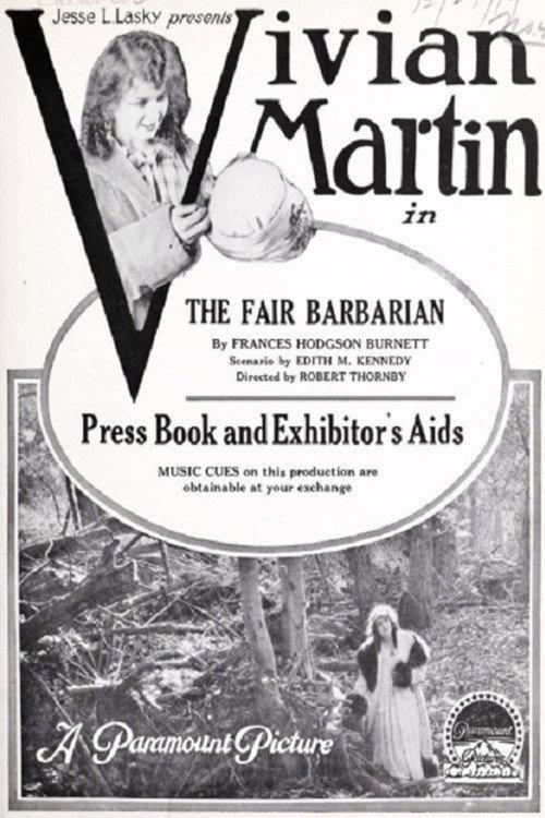 The Fair Barbarian 1917 official movie poster